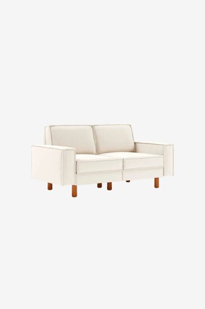 Hanah Home - 2-sits soffa Sparrow - Vit - 2-sits soffor - Från Homeroom