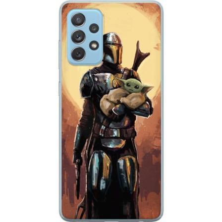 Samsung Galaxy A52 5G Läpinäkyvä kuori Baby Yoda