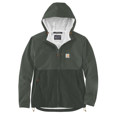 Carhartt 105751GK5-S Skaljacka Vattenavvisande, underlättar rörelse och skyddar mot vind Grön, Arbetskläder