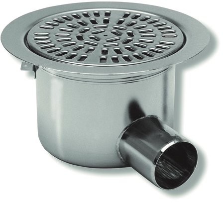 Purus Bigg 7102834 Gulvsluk 75 x 220 mm, sideutløp, Innendørsavløp