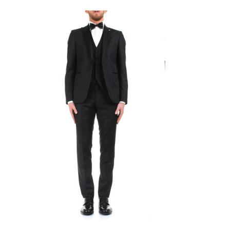 Tagliatore, Efbr 15A0106Uez 270 Elegant suit Zwart, Heren, Maat:S