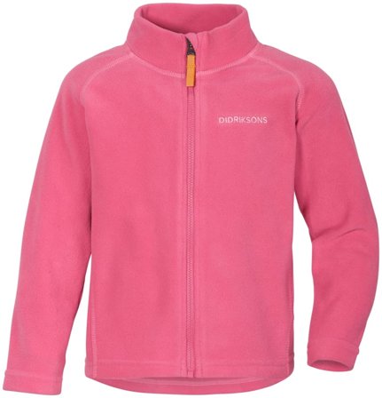 Didriksons Monte Kids' Full Zip 7 Children Mid layer tops Pink 120