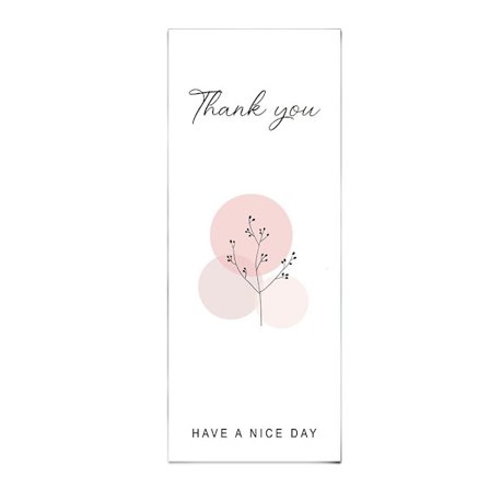 50 st Tack förseglande klistermärken Printed mönster 6 6