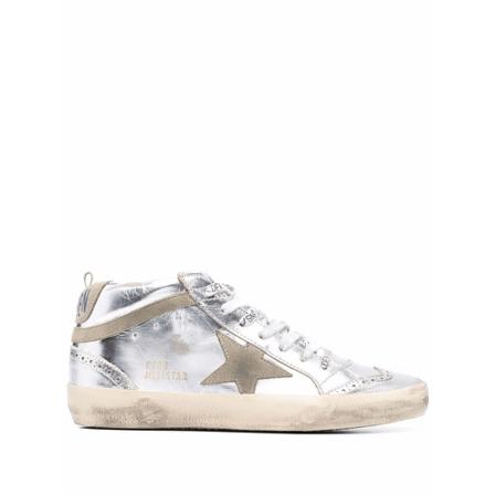 Golden Goose Midstar Sneakers , Grijs , Dames , Maat: 36 EU