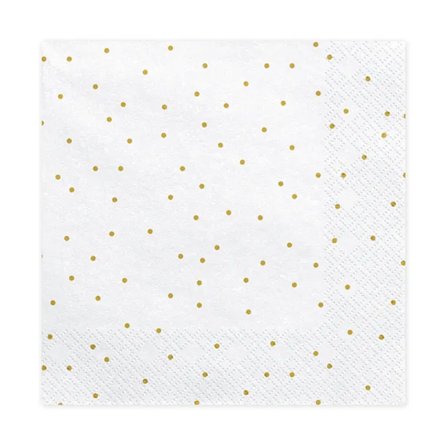 Servetter Vit 20-pack - Bröllop Dekoration - Dukning & Dekoration - Kalaslagret.se
