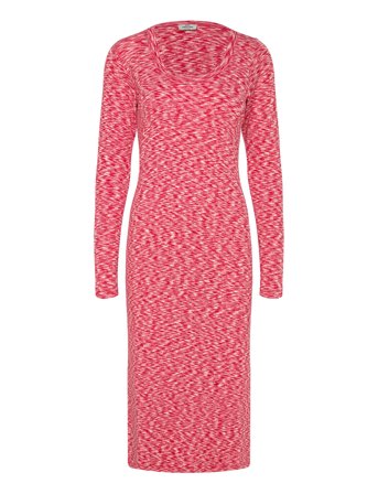 2X2 Cotton Space Bubi Dress Red Mads Nørgaard