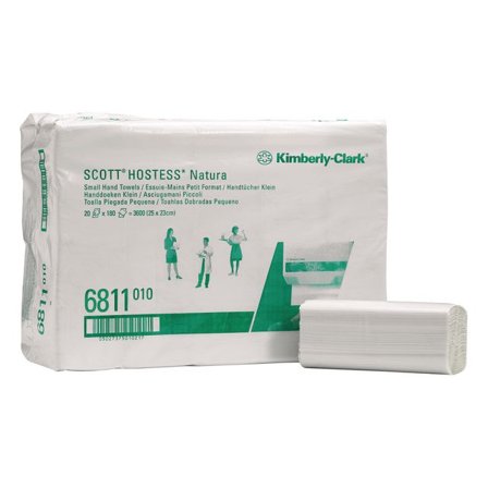 KIMBERLY-CLARK Pappershandduk Natura kedjevikt 2-lagers vit 3800/fp - Lyreco - Städ och hygien - Toalettpapper och torkpapper - Pappershanddukar