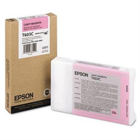 Epson T603C - lys magenta - original - blekkpatron