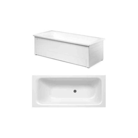 Gustavsberg GB21601 Frontstativ Justerbare fødder, hvid 1400 x 700 mm, Badeværelse
