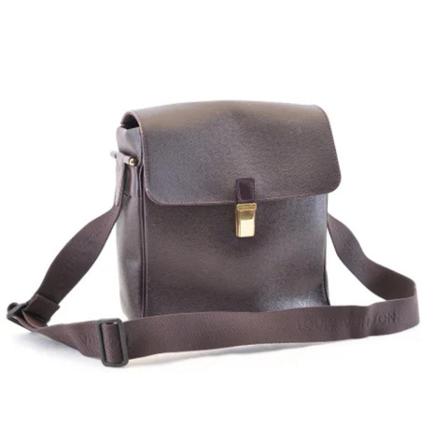 Louis Vuitton Vintage, Pre-owned Leather louis-vuitton-bags Bruin, unisex, Maat:ONE Size