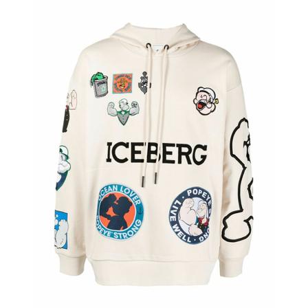 Iceberg, Sweatshirts Beżowy, Mężczyzna, Rozmiar: M