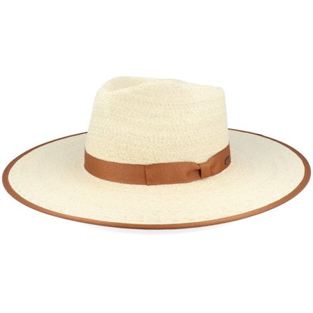 Brixton - Beige straw Hat - Jo Straw Rancher Natural Straw Hat @ Hatstore