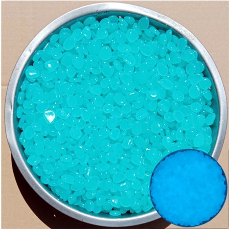 Glow In The Dark Stones Glow Pebbles LJUSBLÅ LJUSBLÅ Light Blue