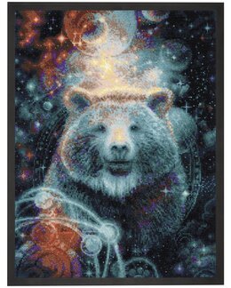 Stickpackung Bild Bär im Mondschein - Riolis