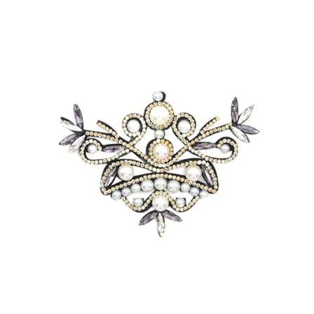 Shoe Clips Charms High Heel Rhinestone SVART