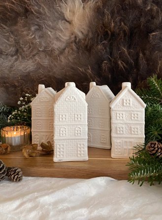 Lyshus porselen (4ASS) H12 - hvit