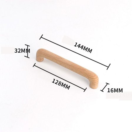 Möbeldrag tumhandtag RUNDT 128MM RUNDT 128MM