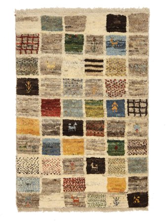 Tappeto Gabbeh 66X96 (Lana, )