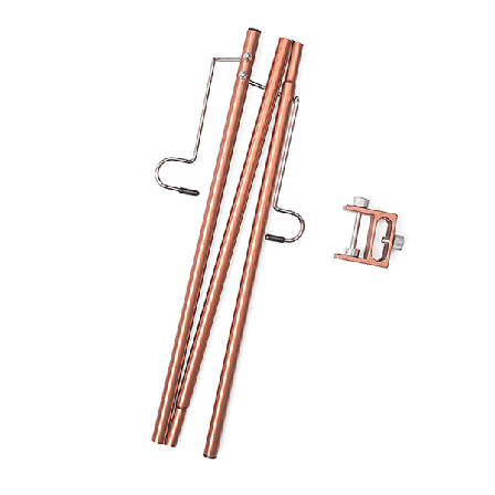 1:a Campinglyktställ Avtagbara Lykthängare Bärbar L Kaffe 2 Hängare