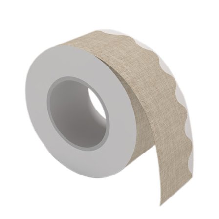 Skallerede lysefarvede lærredstavlekanter til klasseværelsesdekoration 65,6 fod