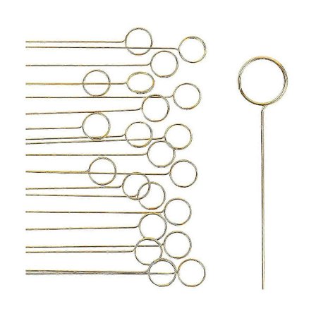 Blomsterplukk kortholder, bildeholder, 40 stk ringløkke, fotoklips holder blomsterkortholder Sti