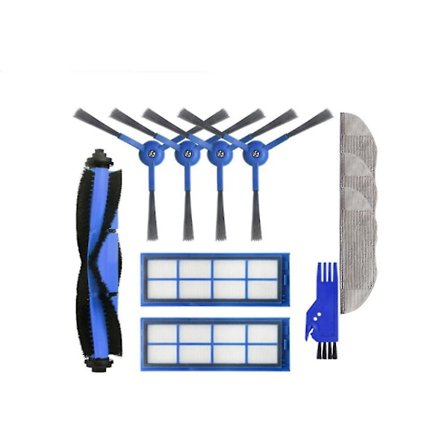 Reservedele til Robovac L70 Hybrid Robotstøvsuger Tilbehørssæt Filtre Børster Moppe