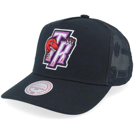 Mitchell & Ness - Toronto Raptors Monogram Black A-frame Trucker Trucker Black Cap - NBA @ Hatstore