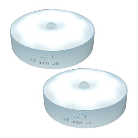 LED-sisävalaistus, ladattava liiketunnistin, pitkäkestoinen akku, liiketunnistimella varustettu yövalo, kiekkovalo vaatekaappiin, kaappiin, keittiöön