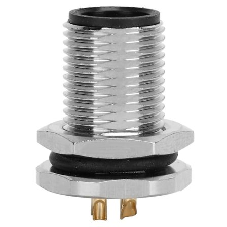 M12?F2?P4 Panelmonterat Uttag F2 M12 IP67 Vattentät Kontakt 4-stifts Adapter