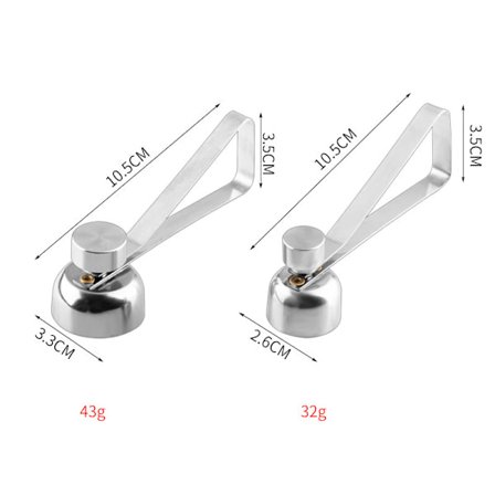 Todelt eggeåpner i rustfritt stål, egnet for rå/myk kokte egg