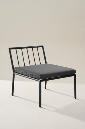 Jotex - Sofamodul Black mdf / metall - MENTON - Kjøp Hagesofaer & hagebenker hos Jotex