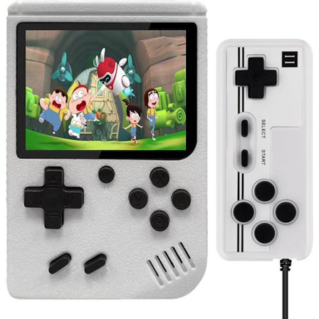 Sisäänrakennettu 500 klassinen peli retro pelikonsoli lahja lapsille, pareille, aikuisille, pojille