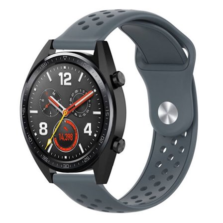 Samsung Galaxy Watch (42mm) klockarmband i silikon - Grå