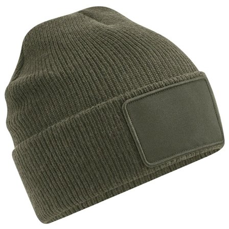 Beechfield Thinsulate Avtagbar Patch Beanie One Size Military