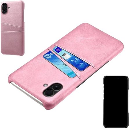 1SWEDEN skal kortholder til iPhone 17 - mobilcover rosa