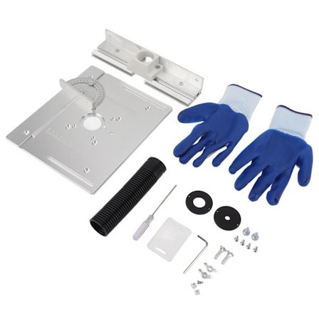 Aluminium Router Bord Indsatsplade til Træbearbejdning Justerbar Fræse- og Trimmemaskine