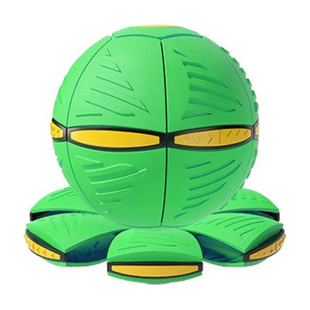 Magisk Transformerende UFO Ball med Lys - Interaktiv Leke for Foreldre og Barn (Grønn)