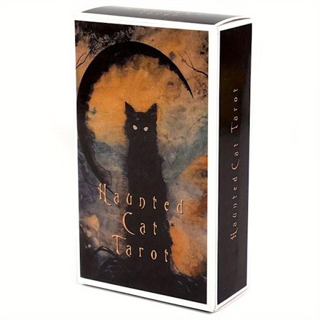 Haunted Cat Tarot -korttipeli Lautapeli Kohtalon Kortit Ennustaminen Pelit Joulu- ja Halloween-lahjat!