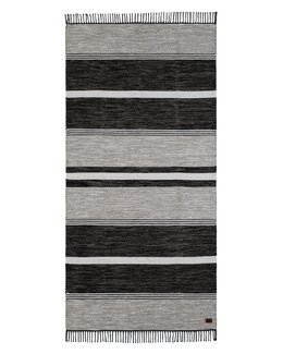 Garnmatta Vindö Svart - 60 x 110 cm - KM Carpets