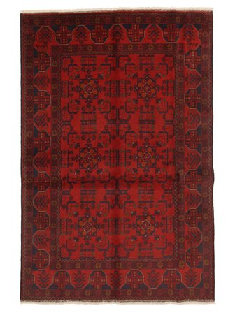 Tkany Ręcznie Afgan Khal Mohammadi Dywan 130X194 Wełniany Mały