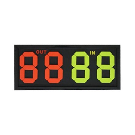 Fodbold Manuel Udskiftningstavle 4 Cifre Ud Flipkort Til Dommere Fodbold Volleyball Udstyr