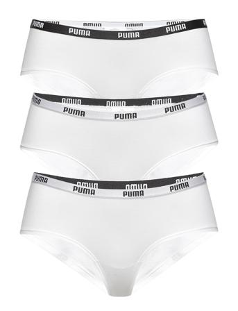 Puma Hipster 3P Pack Lingerie Panties Hipsters/boyshorts Valkoinen PUMA