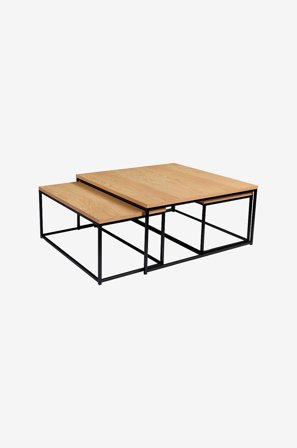 Nordic Furniture Group - Sohvapöydät Natalie, 3 kpl - Luonnonväri - Sohvapöydät - - Homeroom