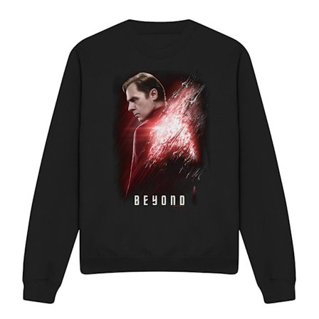 Star Trek Beyond Unisex Vuxen Scotty Poster Sweatshirt XXL Svart