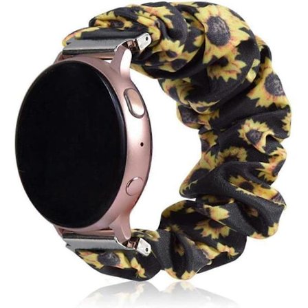 Armband Kompatibelt med Samsung Galaxy Watch Active/Active2 40mm/44mm, Scrunchie Ersättningsarmband Kompatibelt för Galaxy Watch 42mm/Gear S2 Classic/