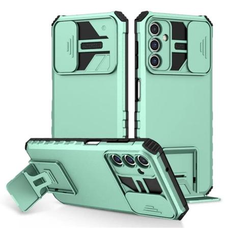 Galaxy A14 5G/4G Mobilskal Stöttåligt Kickstand - Aqua Blå