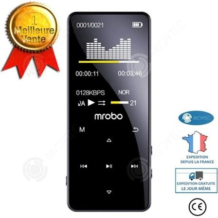MP4-afspiller - Studerende - 16 GB - Touchscreen - Bluetooth 5.0 - HIFI-højttaler