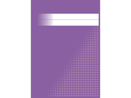 Räknehäfte A5 rutat 5x5mm lila - Lyreco - Skola och förskola - Förbrukning skola häften - Räknehäften