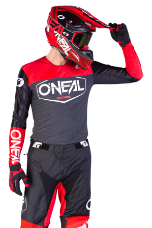 Bluza Cross O'Neal Mayhem Hexx Czarny/Czerwony S