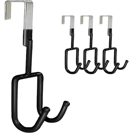 Over The Door Hooks - 4 Pakker Heavy Duty Organizer Over The Door Hanger Holder